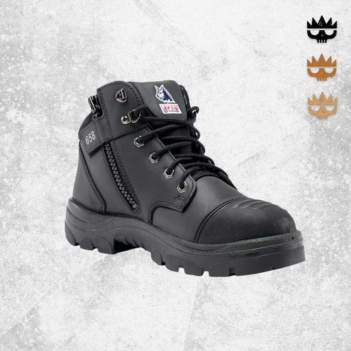 Zip Sided Work Boots | Man Cave Workwear Online Store